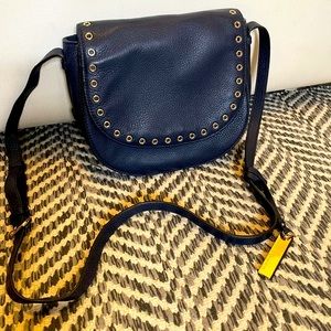 Vince Camuto Navy leather crossbody